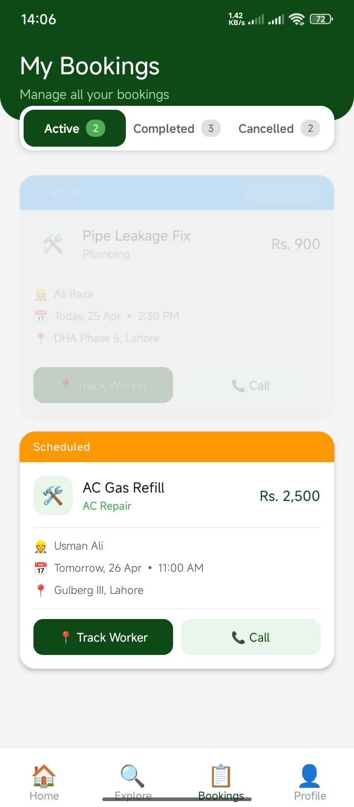 TheekayDar - Mobile App project by FN Developers